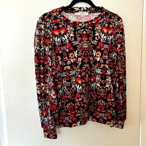 Loft Velveteen Sweatshirt